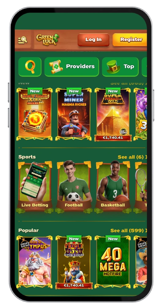 GreenLuck seite